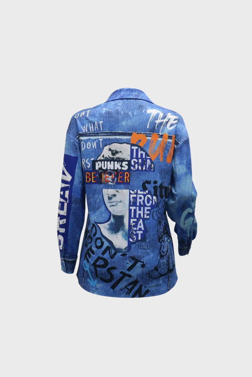 Printed Graffiti Set Lavish Daily