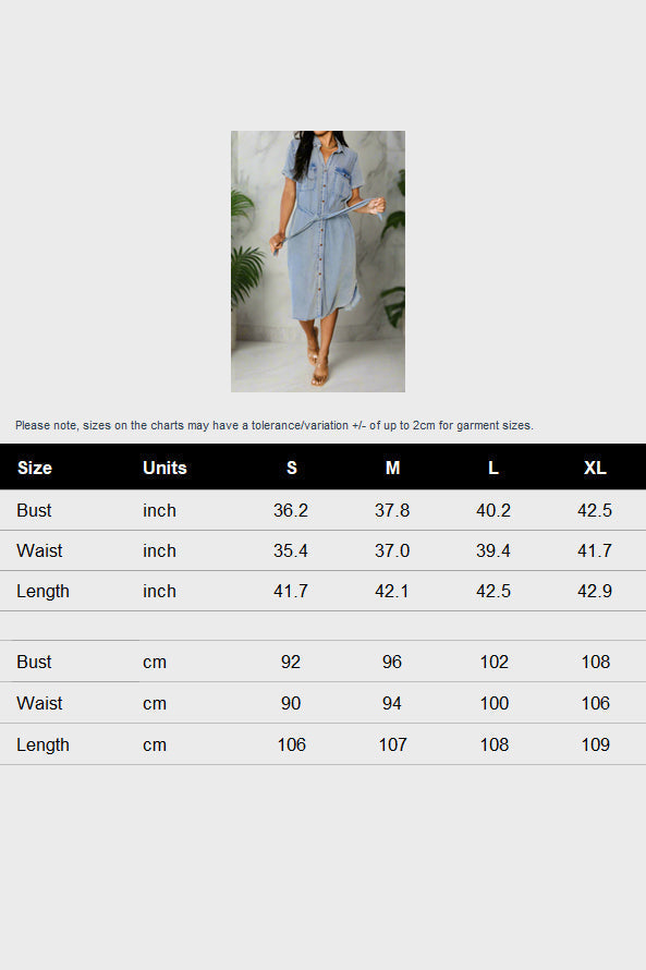 Denim Shirt Dress Lavish Daily