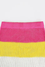 Crochet Long Sleeve Crop Top Skirt Sets Lavish Daily