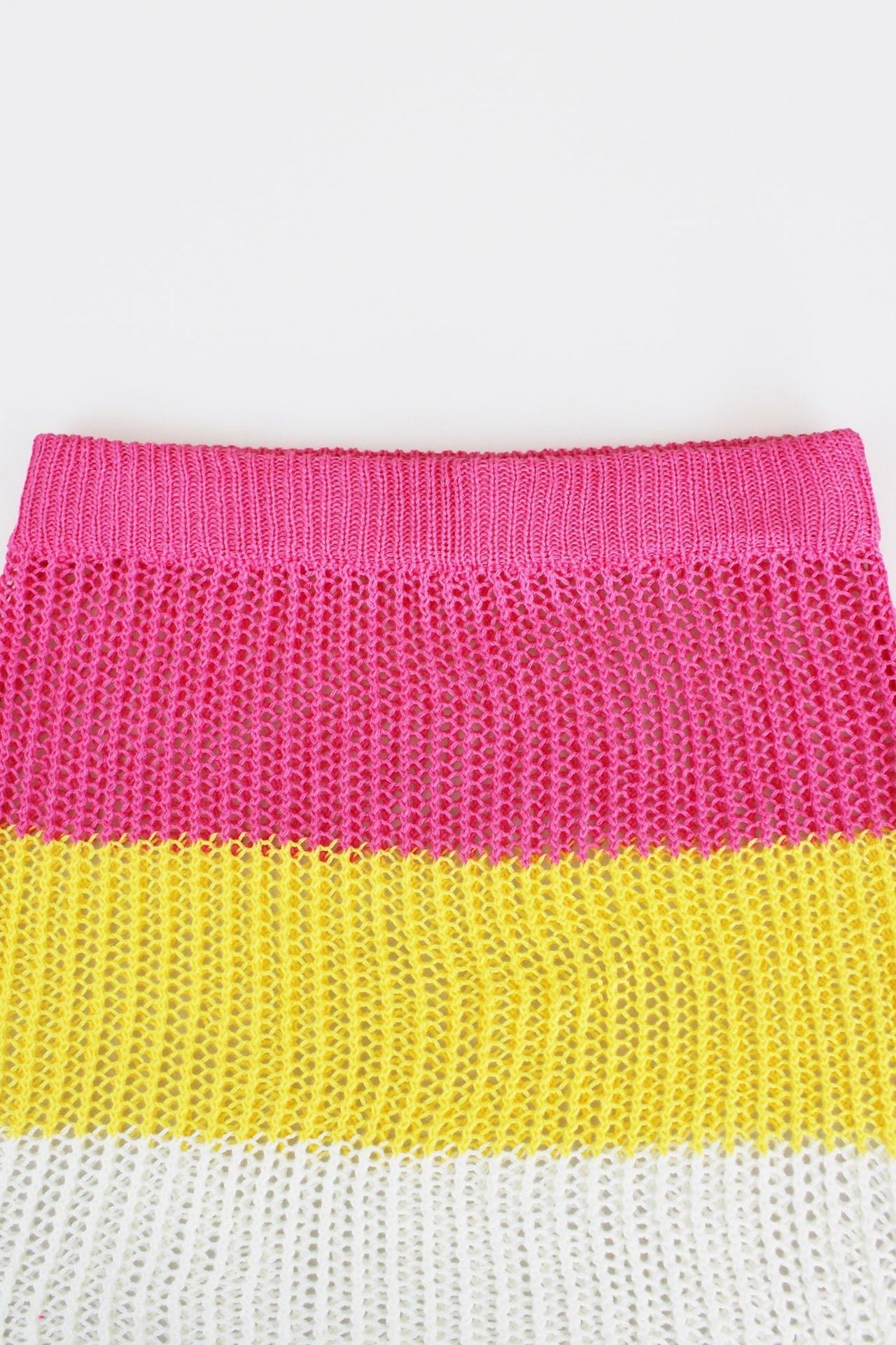 Crochet Long Sleeve Crop Top Skirt Sets Lavish Daily