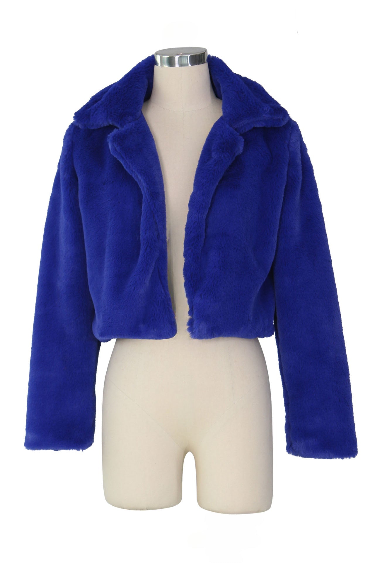 Faux Leather Lapel Short Jacket Lavish Daily