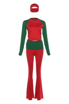 Two Tone Top and Pants Set LavishDaily