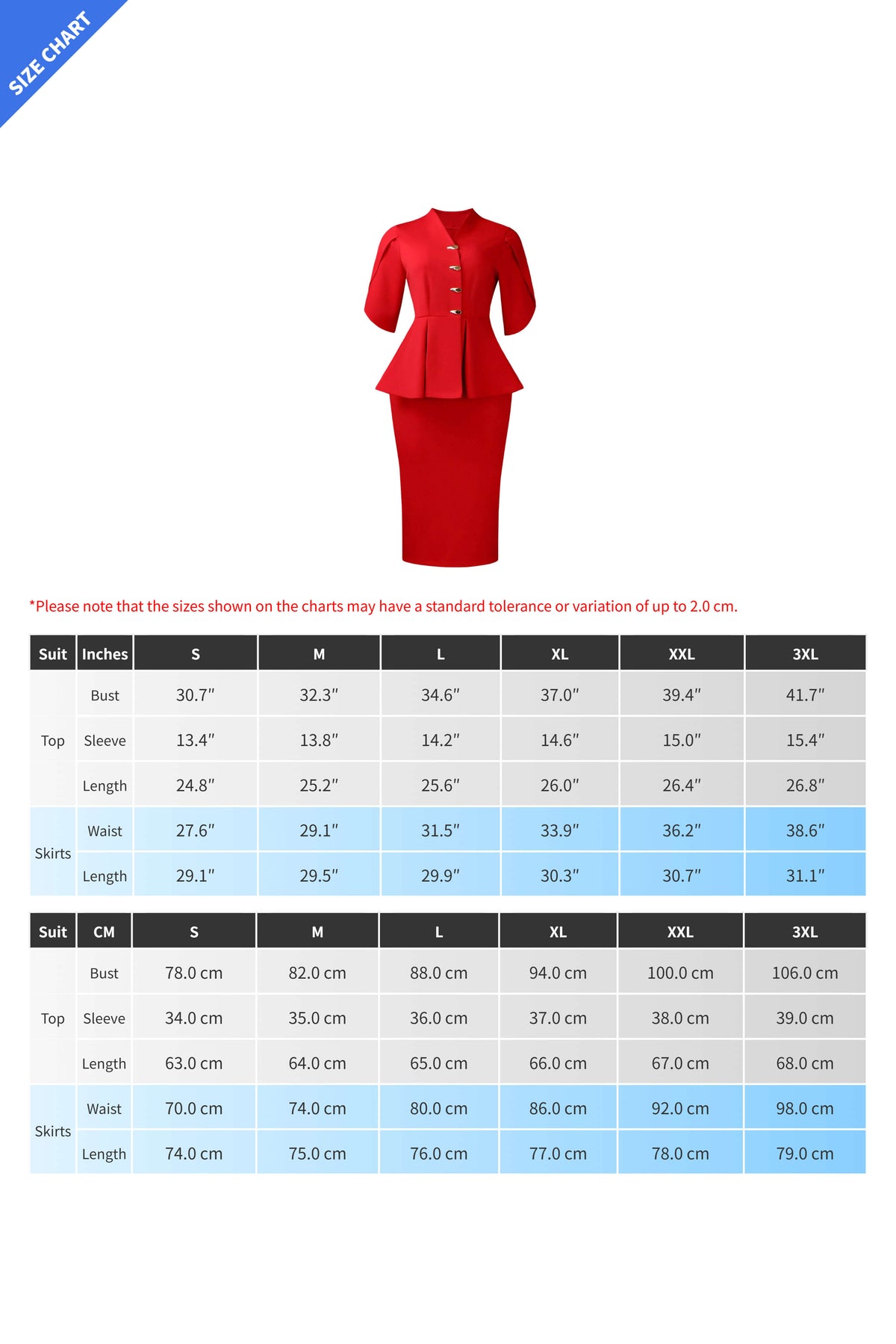 Elegant Peplum Top & Pencil Skirt Set Lavish Daily