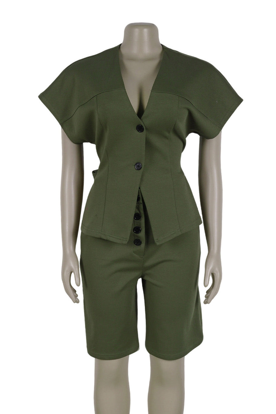 Belted Dolman Sleeve Top & Midi Pants Set Lavish Daily