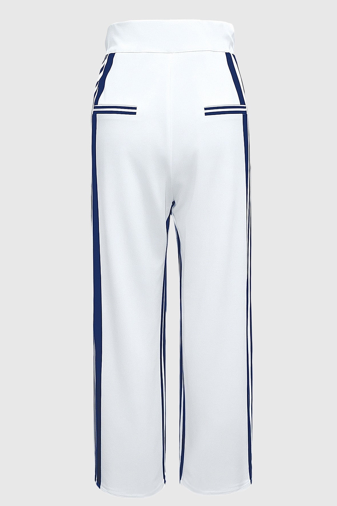 High Waist Striped Wide Leg Pants Lavish Daily