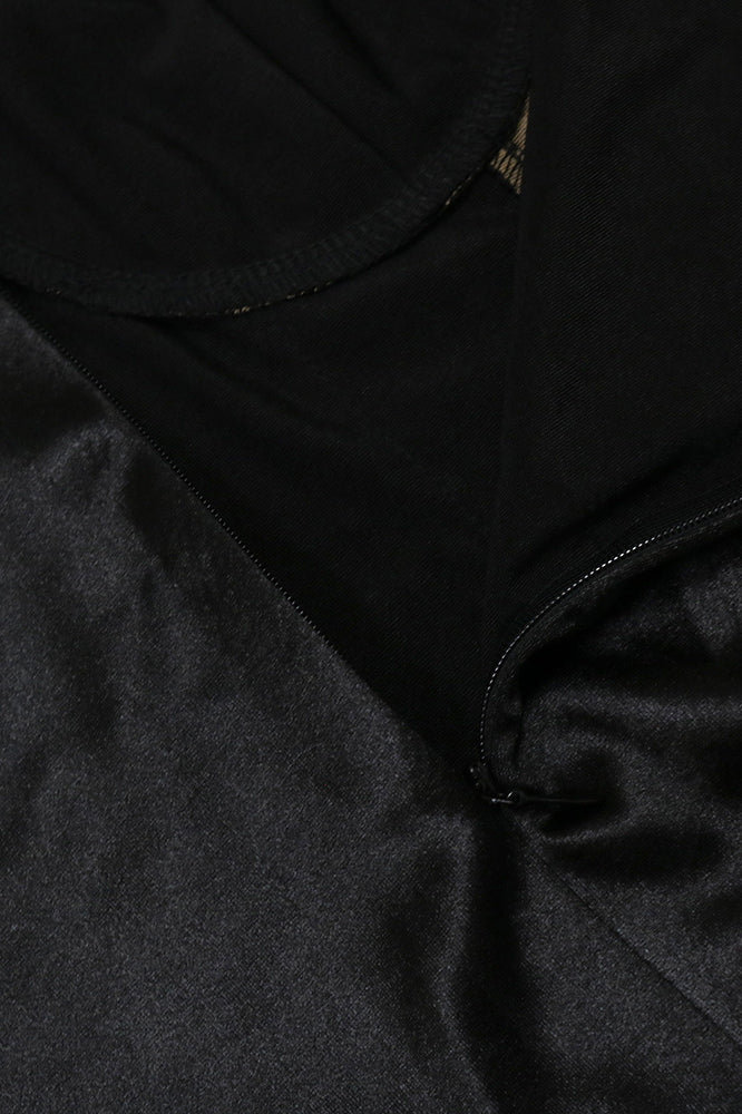 Beading Applique High Slit Sequin Dress Lavish Daily