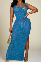 Fishnet Cover Up Beach Dress Lavish Daily