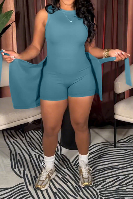 Sexy Romper with Apron Cape 2-Piece Set Lavish Daily