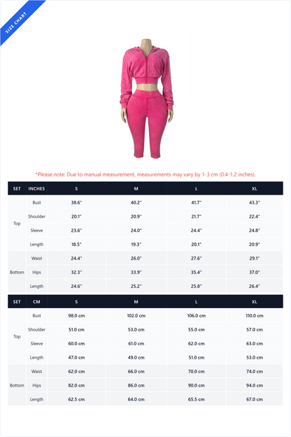 Washed Hoodie & Ribbed Capri Leggings Set Lavish Daily