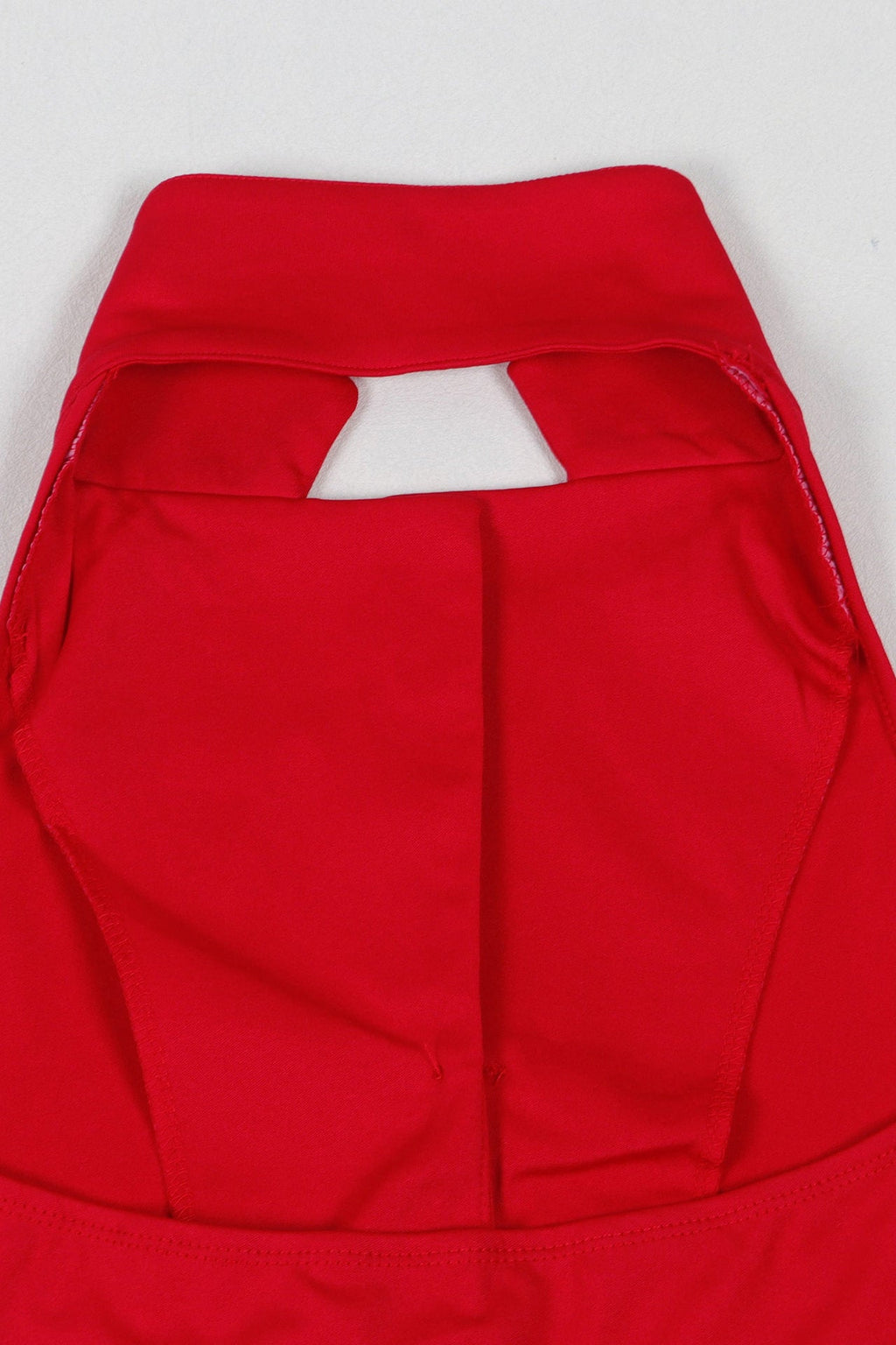 Halter Backless V-Neck Jumpsuit Lavish Daily