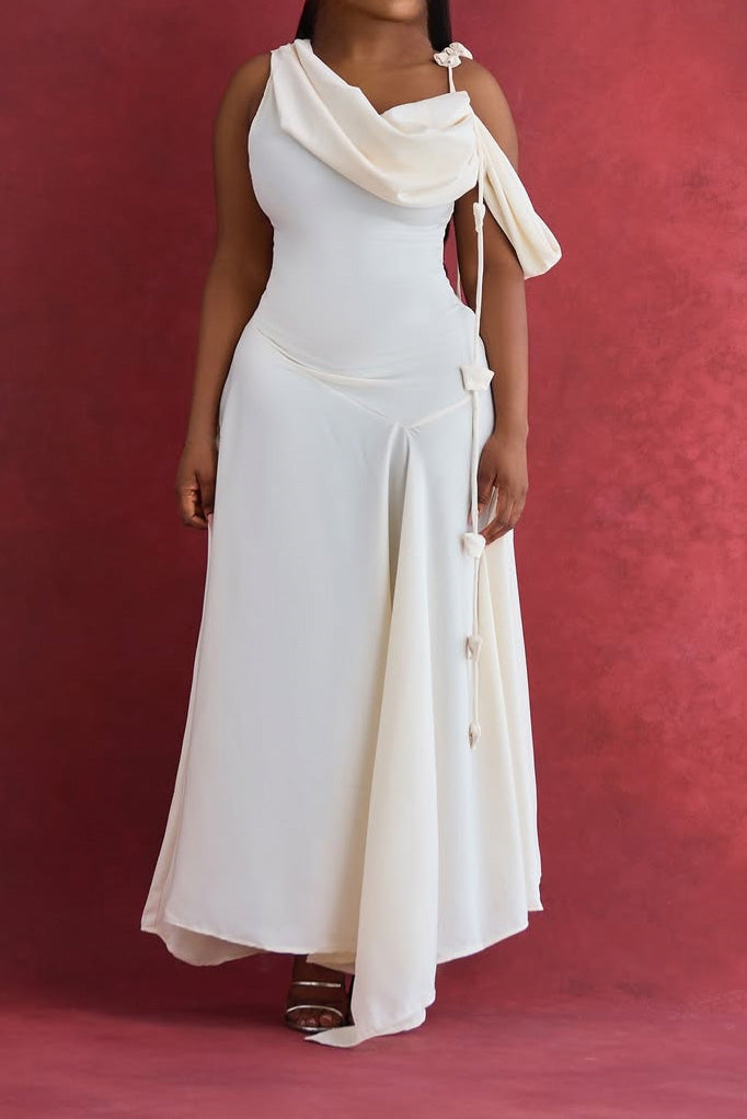 Off Shoulder Bodycon Midi Cami Dress Lavish Daily