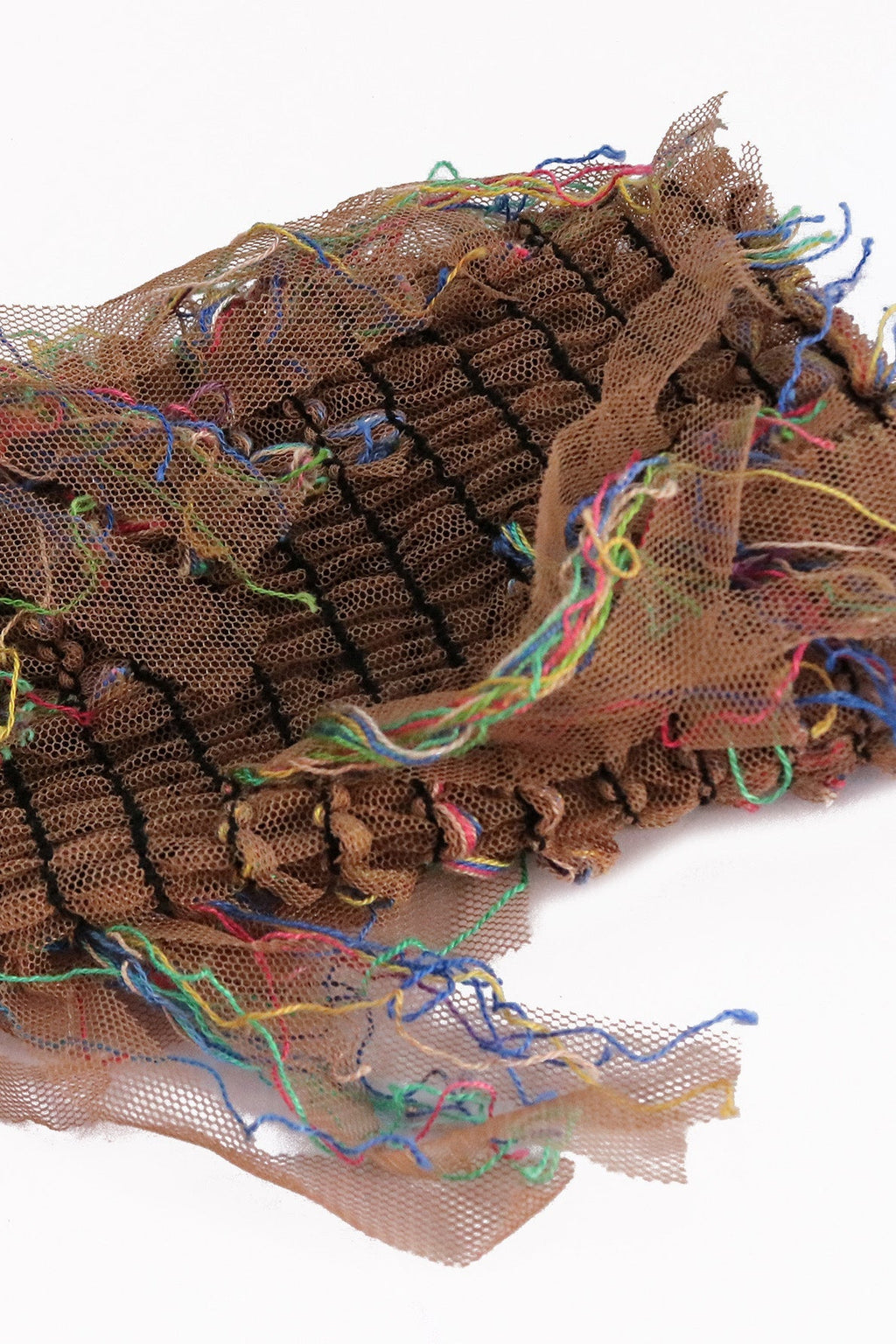 Fringe Sheer Mesh Straight Leg Pants Lavish Daily