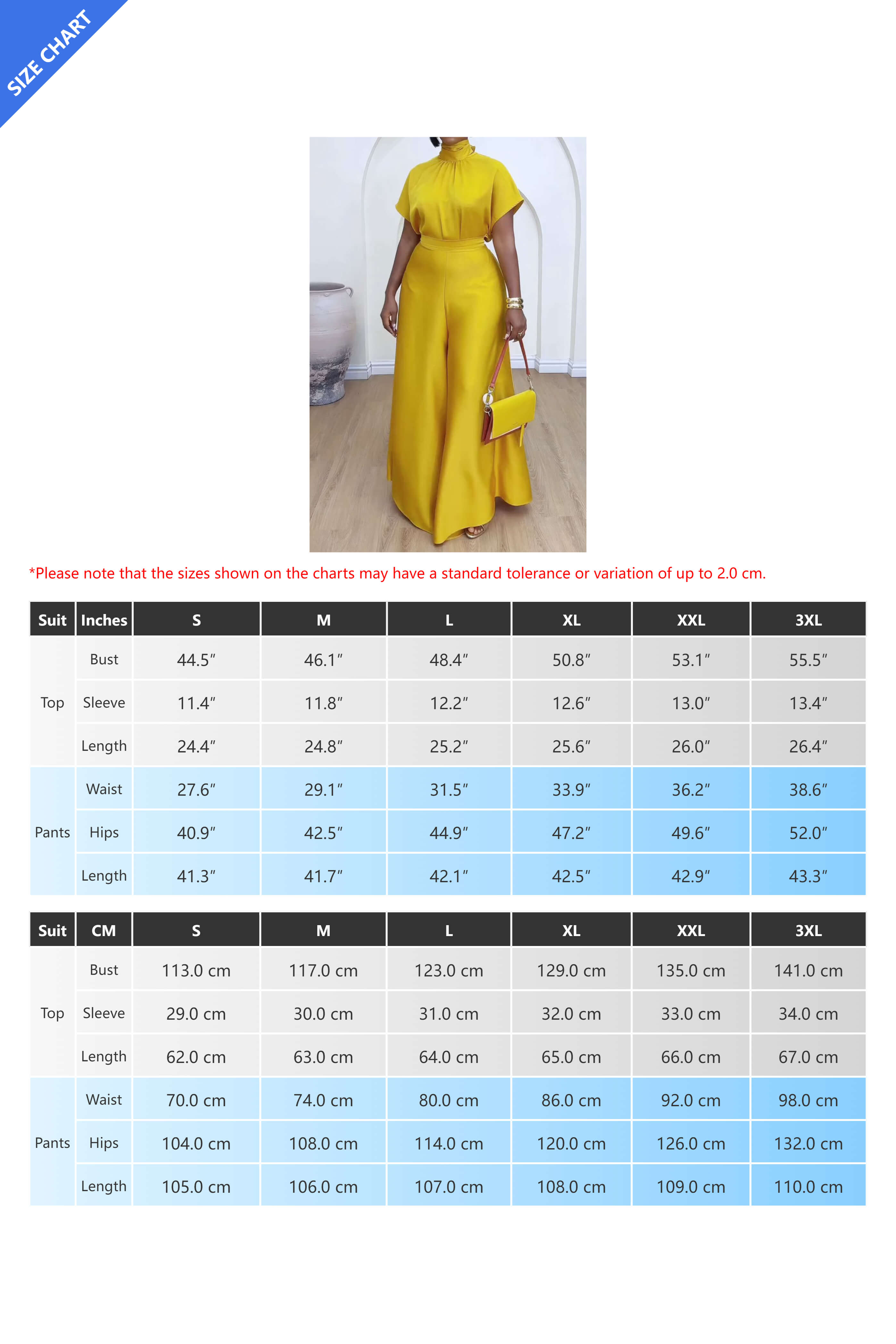 Bat Sleeves Shirt Wide-leg Pants Sets Lavish Daily