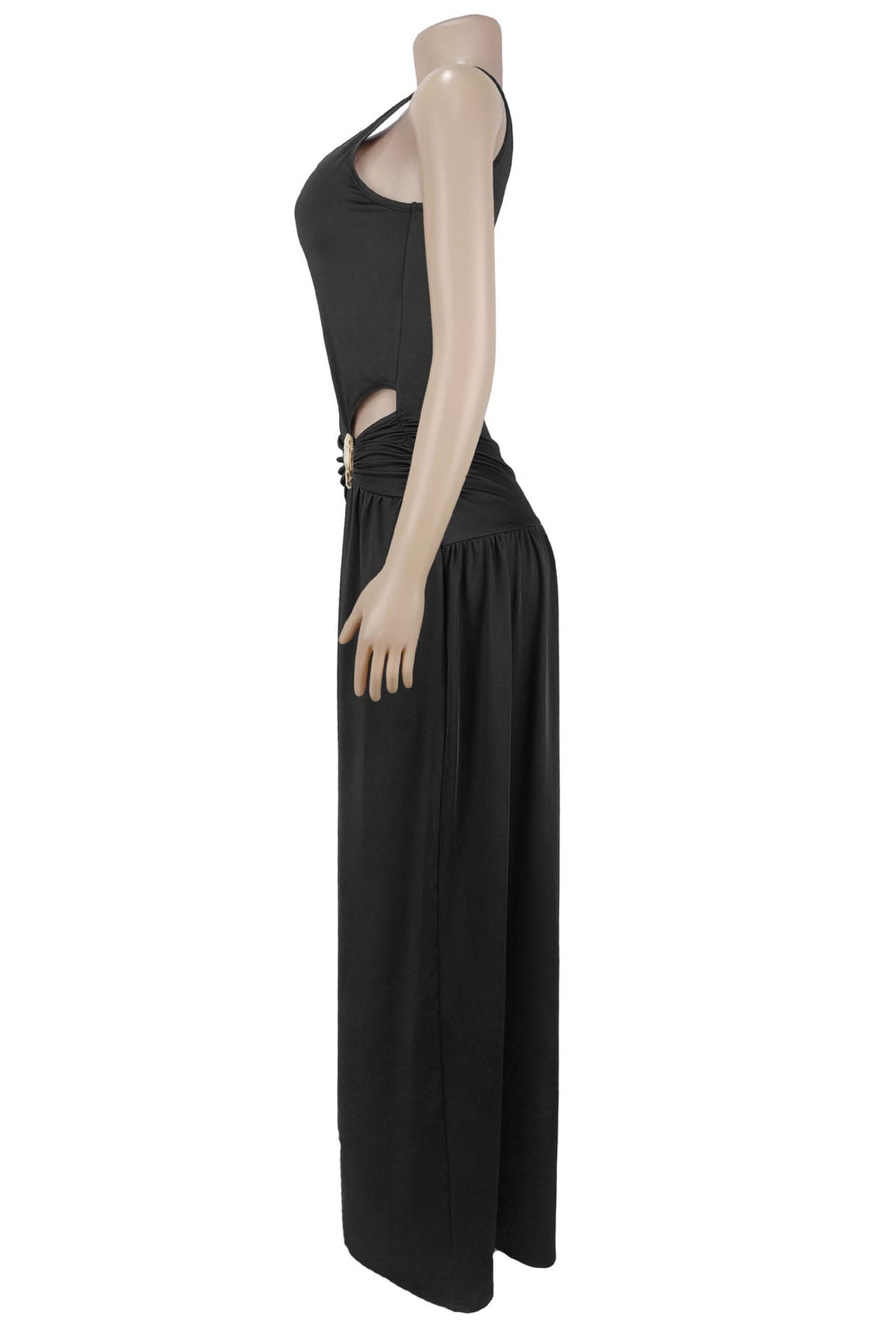 Embellished Cutout Wide Leg Jumpsuit Lavish Daily
