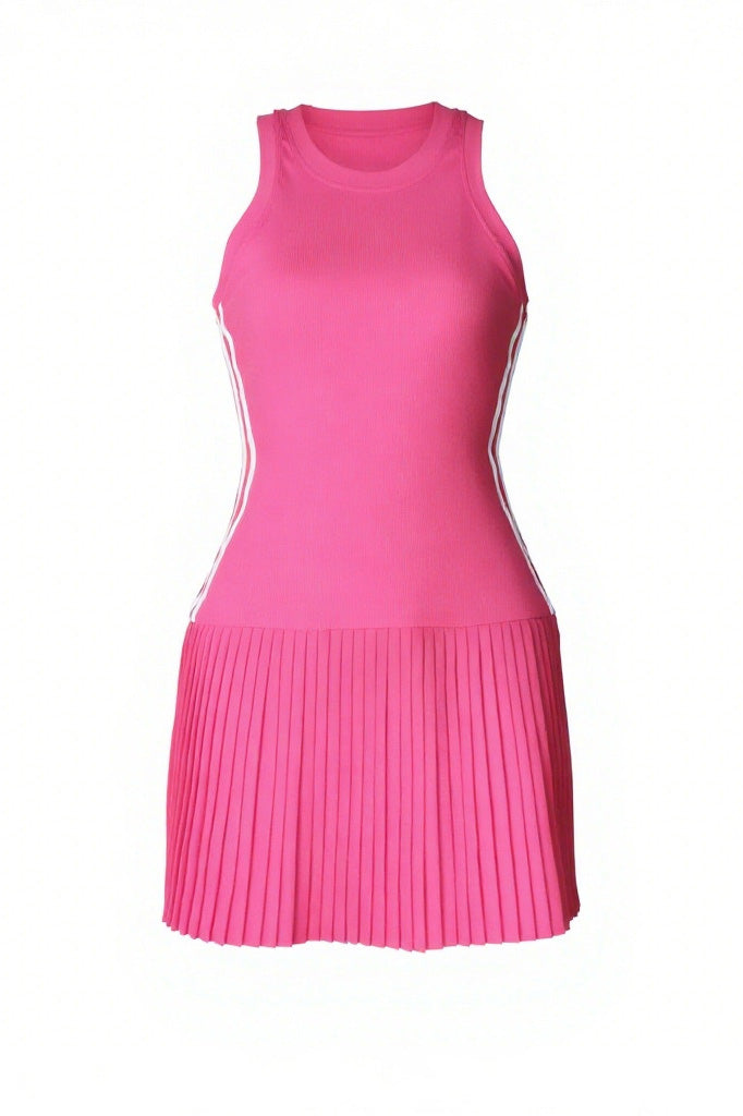 Sleeveless Bodycon Striped Mini Dress Lavish Daily