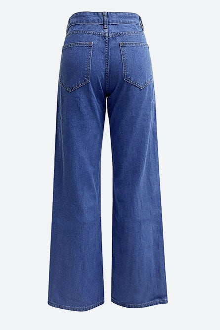 High-Waisted Straight Leg Jeans Lavish Daily