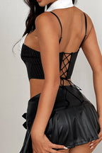 Clubwear Tie Bust Corset Cami Top Lavish Daily