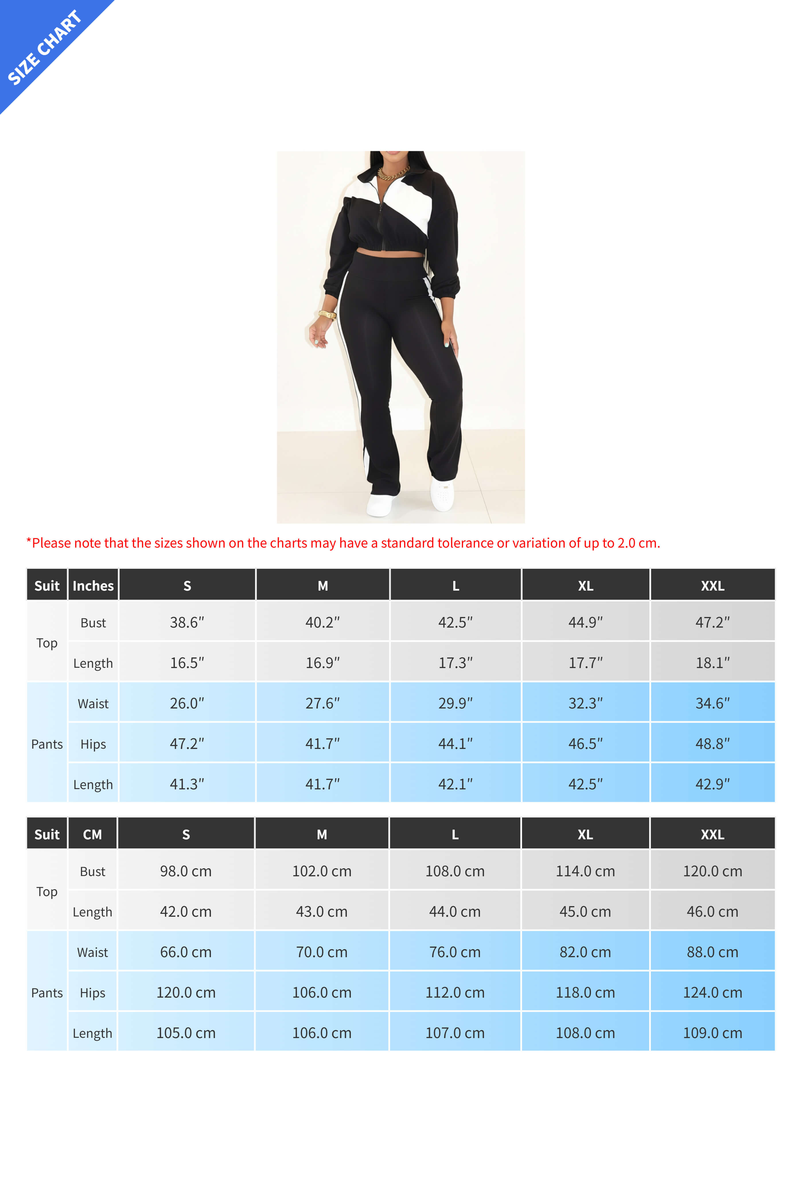 Colorblock Zip Up Jacket and Pants Set Lavish Daily