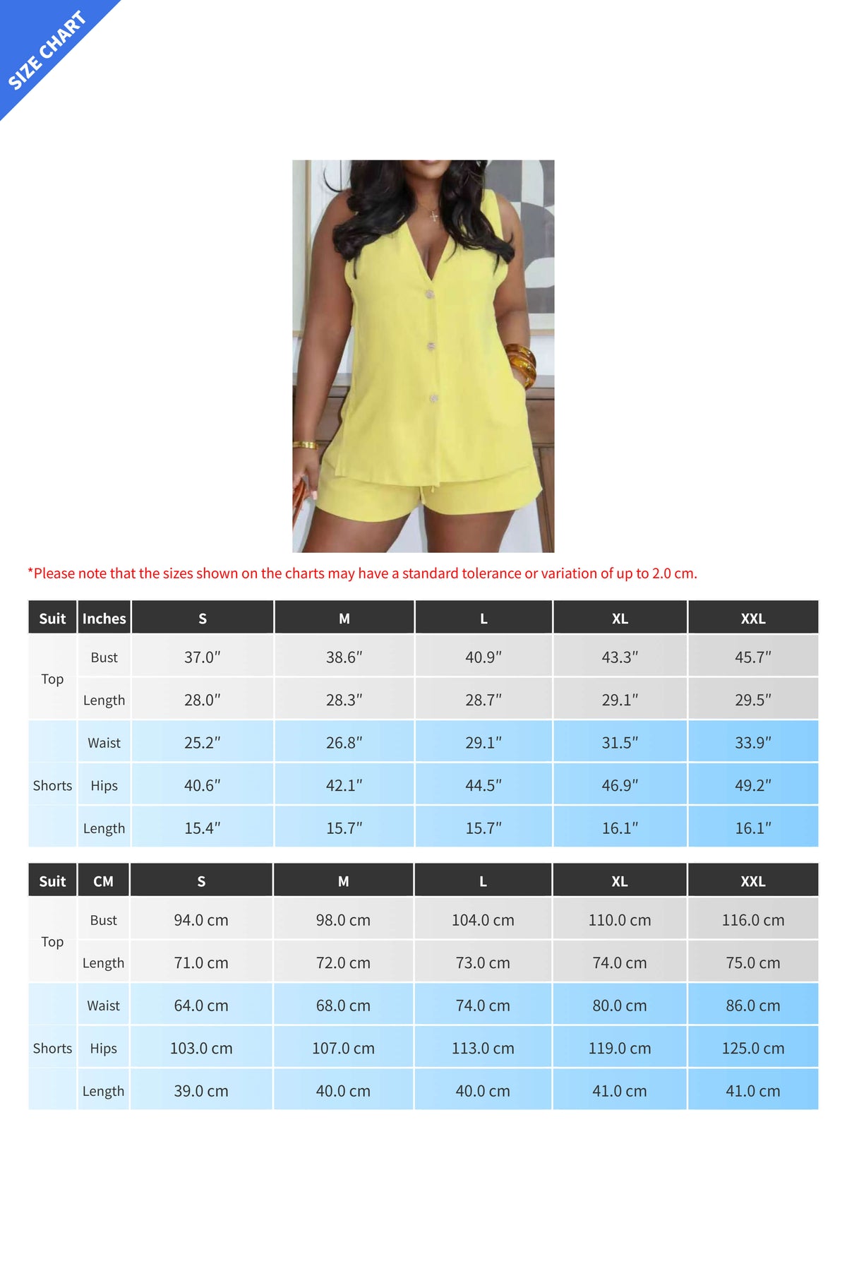 2-Piece Linen-Feel Vest & Shorts Set Lavish Daily