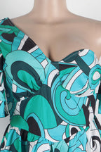 Asymmetrical Ruffle Sleeve Waist Slim Dress Lavish Daily