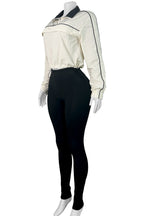 Drawstring Waist Nylon Top & Yoga Pants Activewear Set Lavish Daily