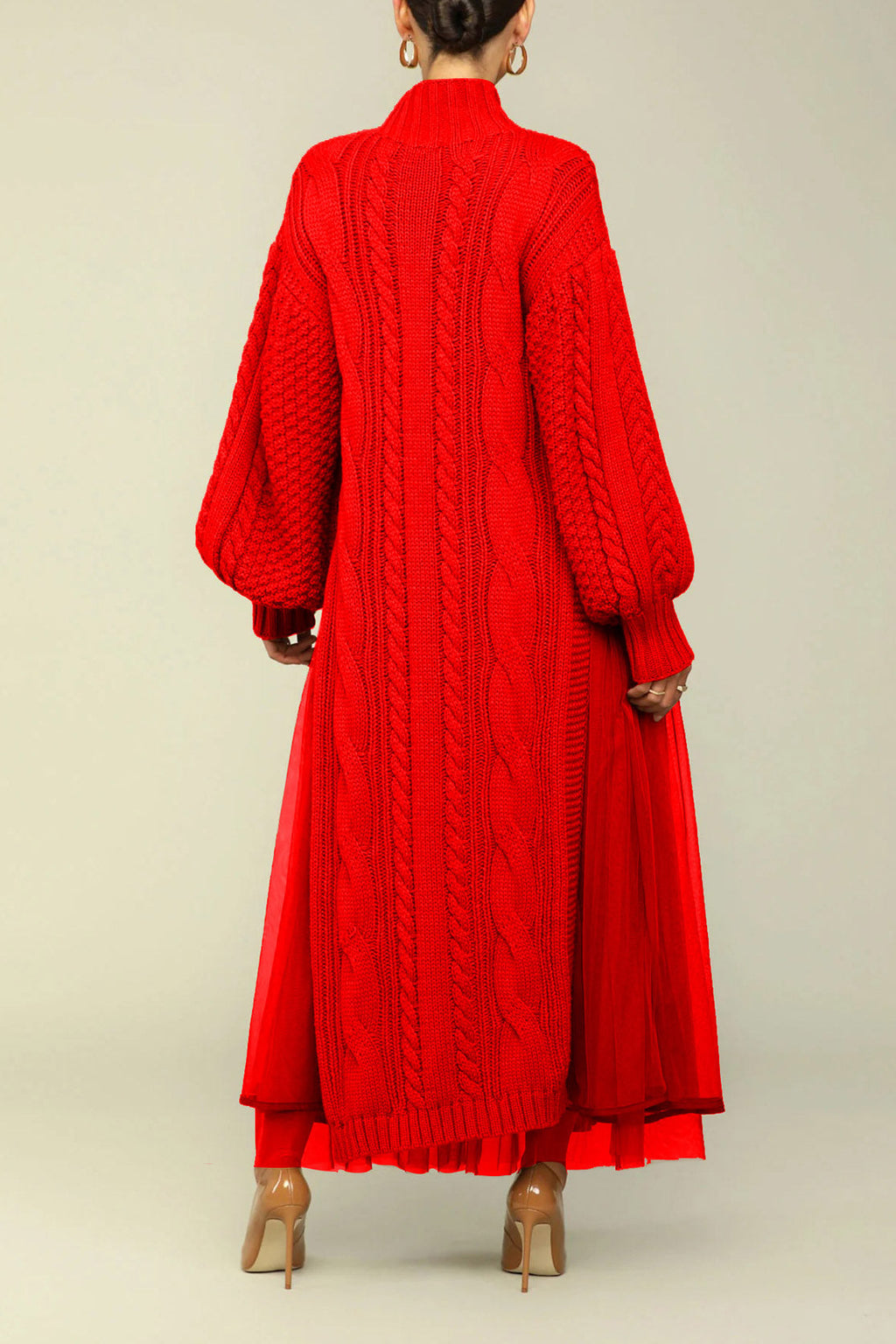 Knit Tulle Two Piece Skirt Set Lavish Daily