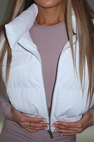 Stand Collar Padded Jacket Lavish Daily