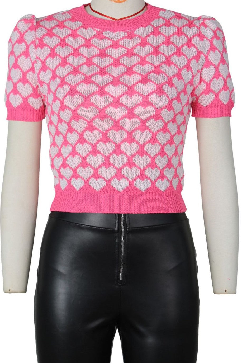 Heart Detail Sweater Lavish Daily