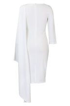 Elegant 3/4 Sleeve Cloak Bodycon Dress Lavish Daily