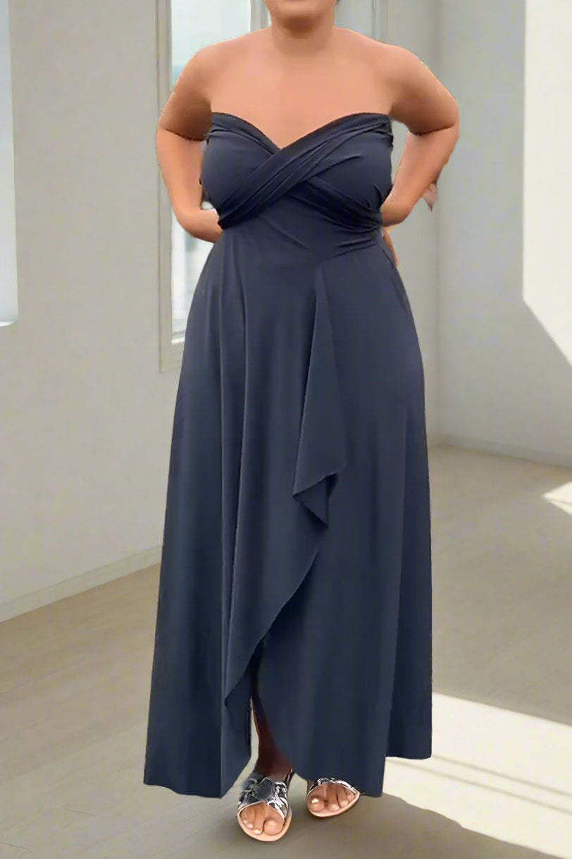 Convertible Wrap Beach Dress Lavish Daily