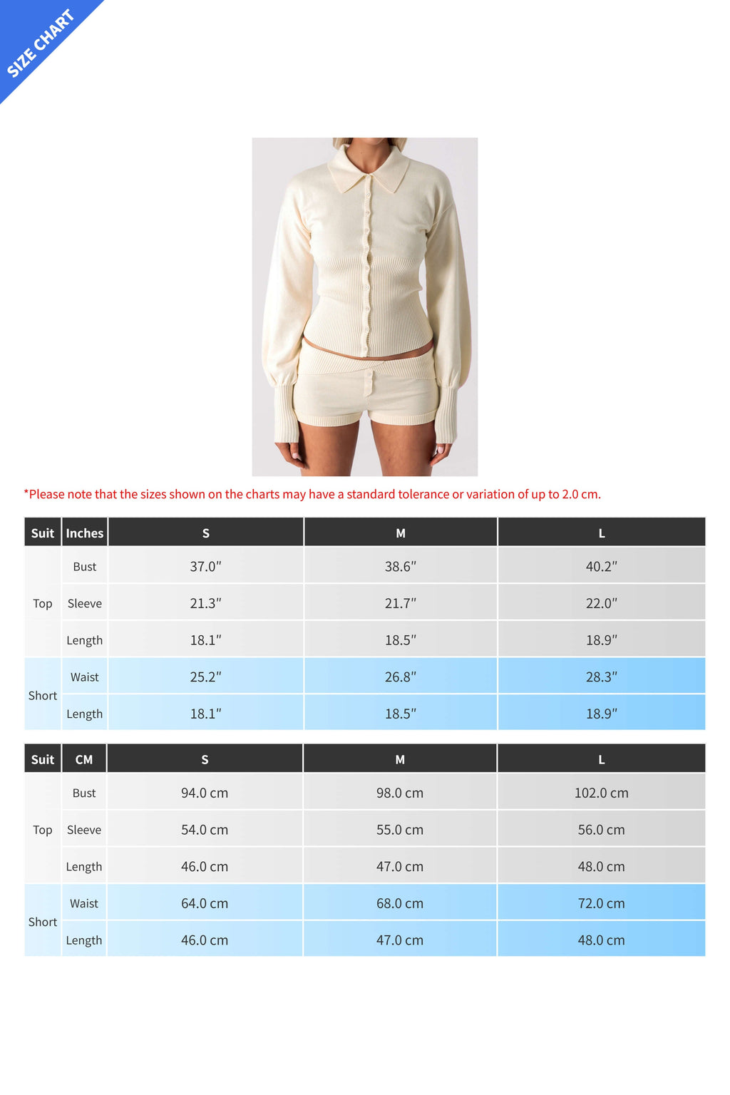 Knit Collared Long Sleeve Cardigan Shorts Set LavishDaily