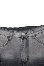 Casual Multi-Pocket Ombre Wide-Leg Jeans Lavish Daily
