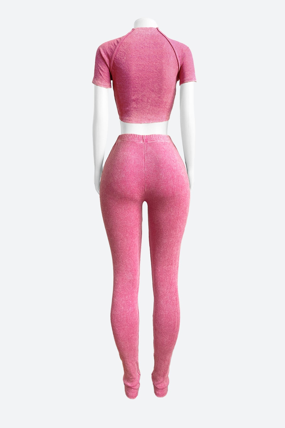 Ribbed Fabric Washed Set Lavish Daily