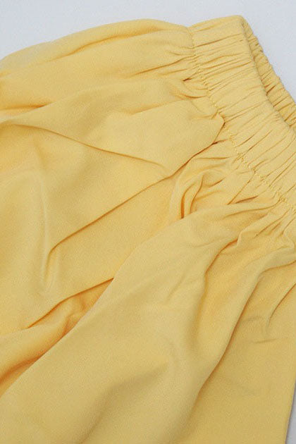 Solid Off-The-Shoulder Bubble Hem Mini Dress Lavish Daily