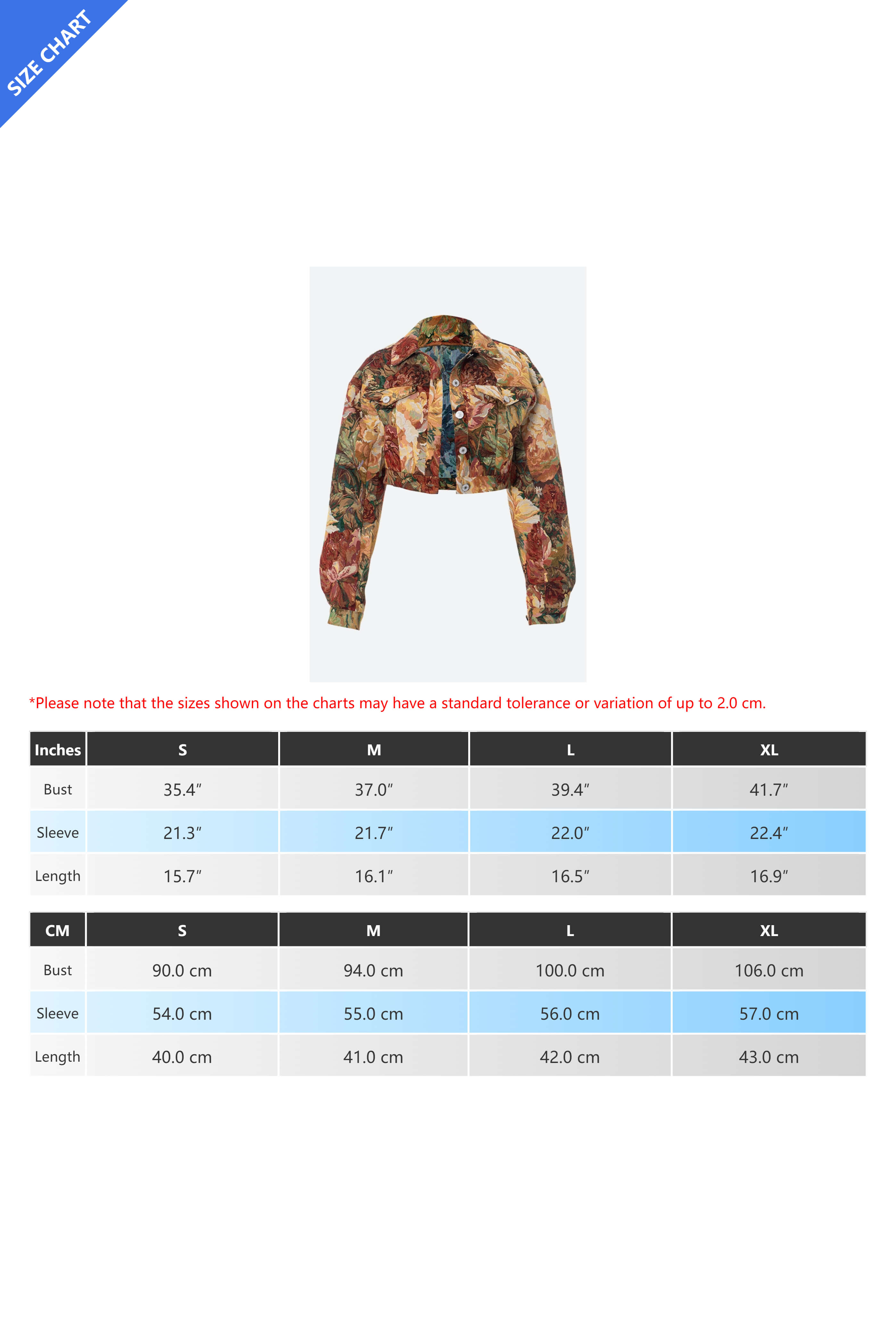 Floral Cropped Jacket Lavish Daily