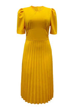 High Waist Pleated Dress Lavish Daily
