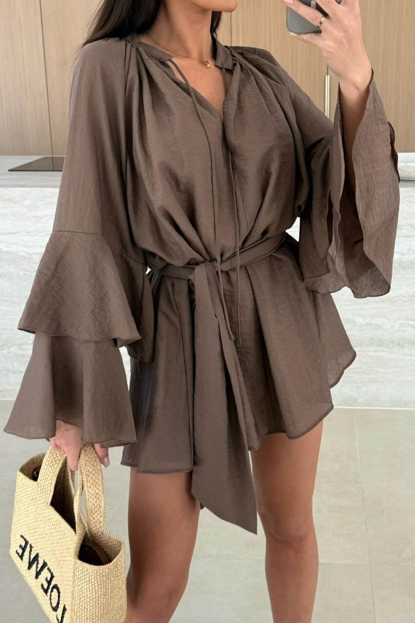 Ruffles Mini Dress Lavish Daily