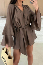 Ruffles Mini Dress Lavish Daily