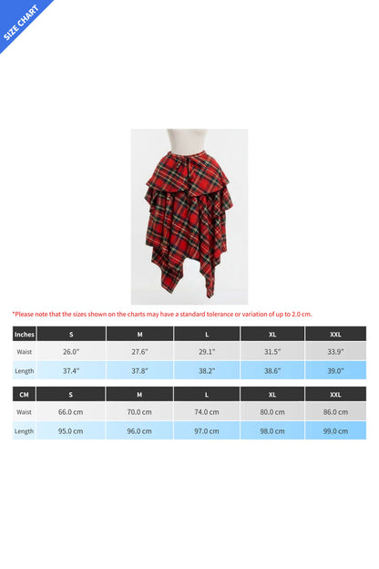 Layered Asymmetrical Handkerchief Skirt Lavish Daily