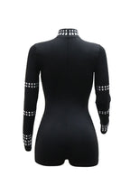 Fashion Rhinestone Slim Romper Lavish Daily