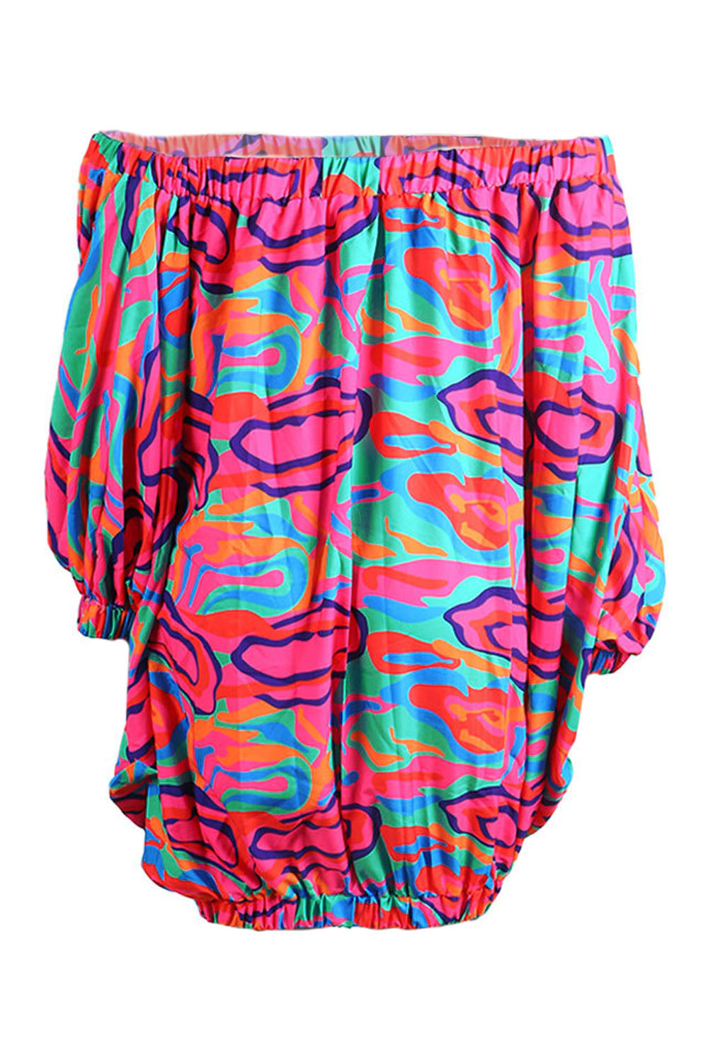 Off The Shoulder- Bubble Mini Dress Lavish Daily