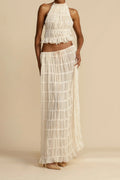 Summer Backless Ruched Dress Set Lavish Daily