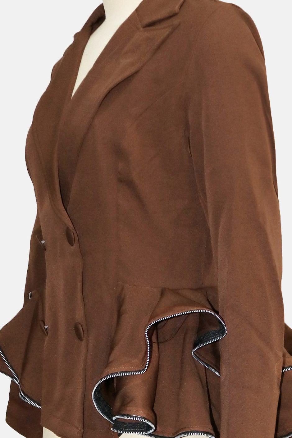 Double-Breasted Blazer Coat Lavish Daily