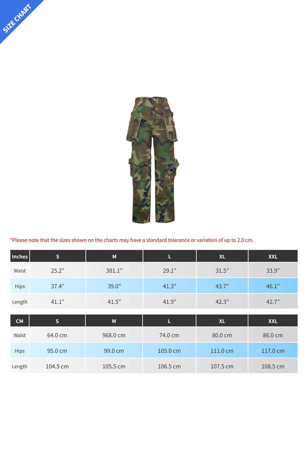 Camo Multi Pocket Cargo Pants Lavish Daily