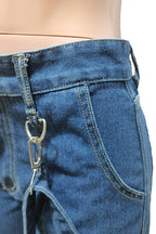Mid Rise Loose Fit Denim Pants Lavish Daily
