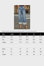 Women's Blue Ankle Jeans Lavish Daily