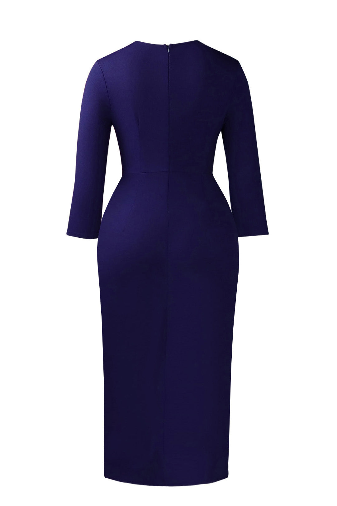 3D Floral Ruffle Pencil Midi Dress Lavish Daily