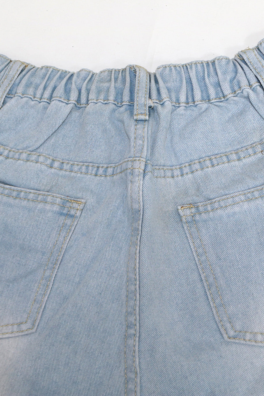 Distressed Cargo Jeans with Multi Pockets Lavish Daily