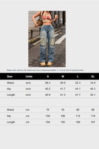 Washed Street Cargo Jeans Lavish Daily