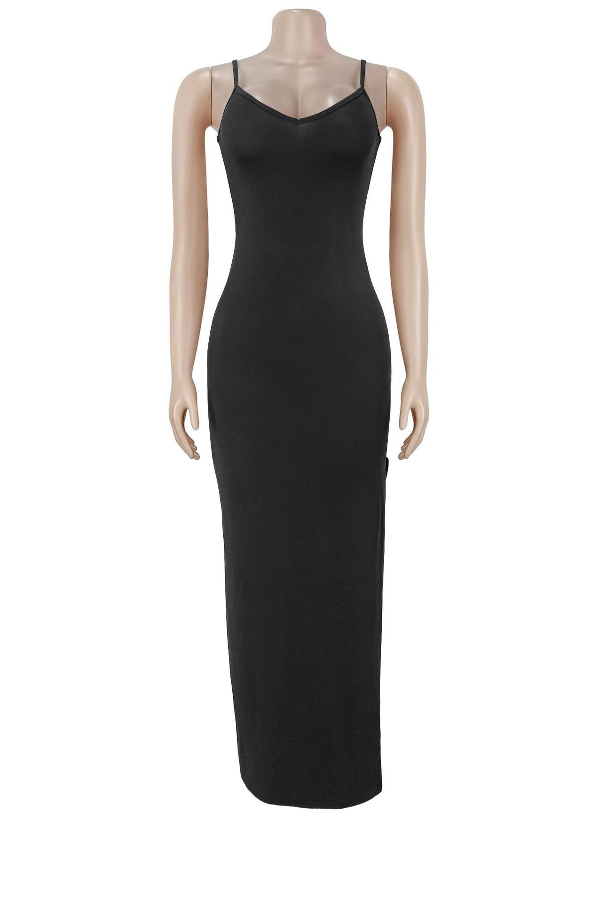 Beaded High-Neck Ruched Mesh Maxi Dress Lavish Daily